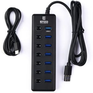 هاب 7 پورت انزو مدل UH-70A USB3