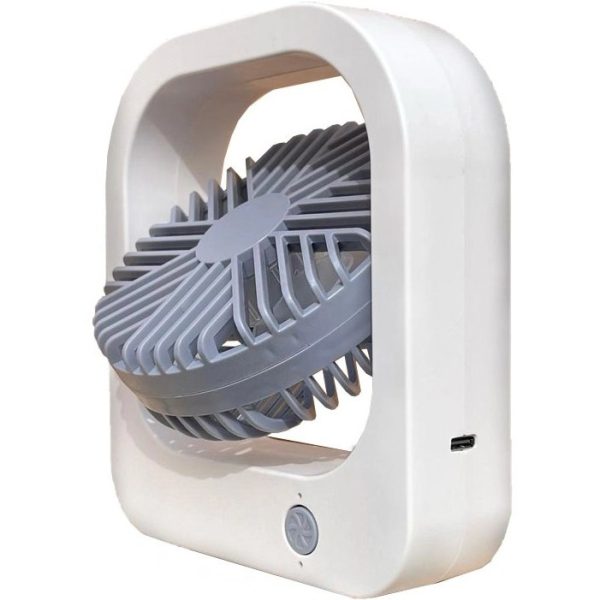 پنکه شارژی رومیزی 180 درجه EHF-10 - Image 2