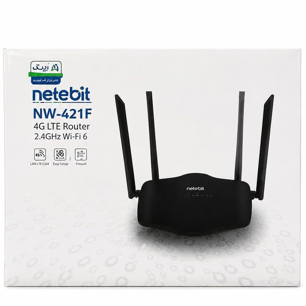 مودم روتر رومیزی سیمکارتی 4G LTE نتربیت Neterbit NW-421F