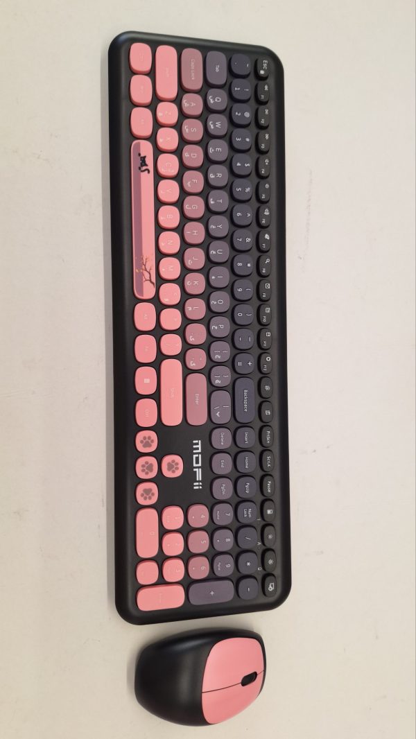 کیبورد و موس بیسیم  MOFFII 666 BLACKBERRY - Image 2