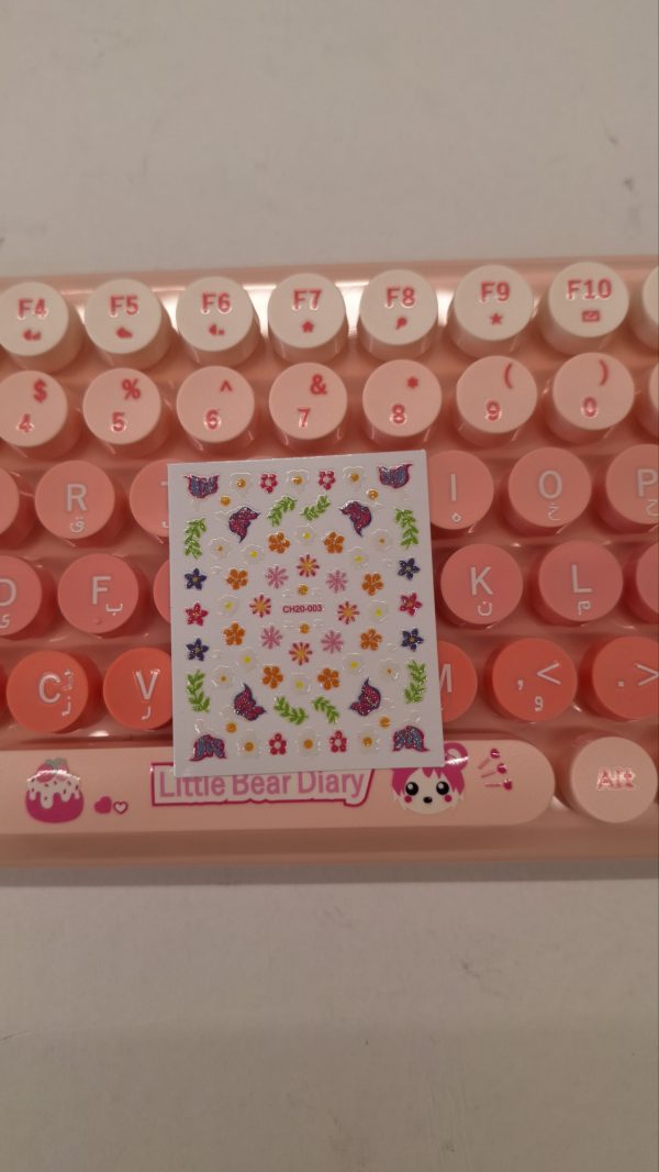 کیبورد و موس بیسیم MOFFII CANDY PINK - Image 3