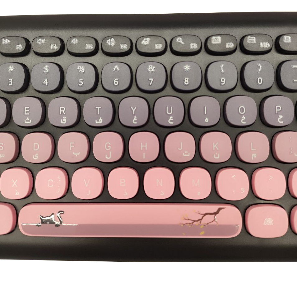 کیبورد و موس بیسیم MOFFII 666 BLACKBERRY - Image 3