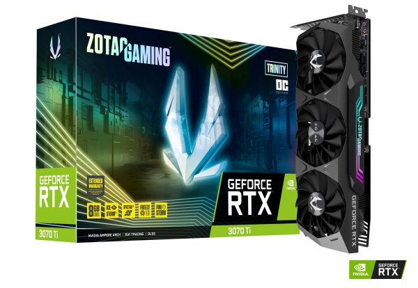 کارت گرافیک کارکرد zotac gaming geforce rtx 3070 ti trinity oc